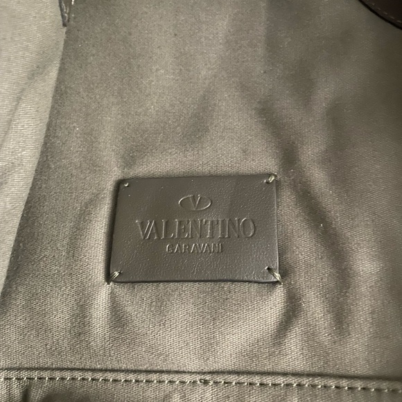 Valentino Garavani Unisex Tiger Studs Backpack In Green - Picture 9 of 14